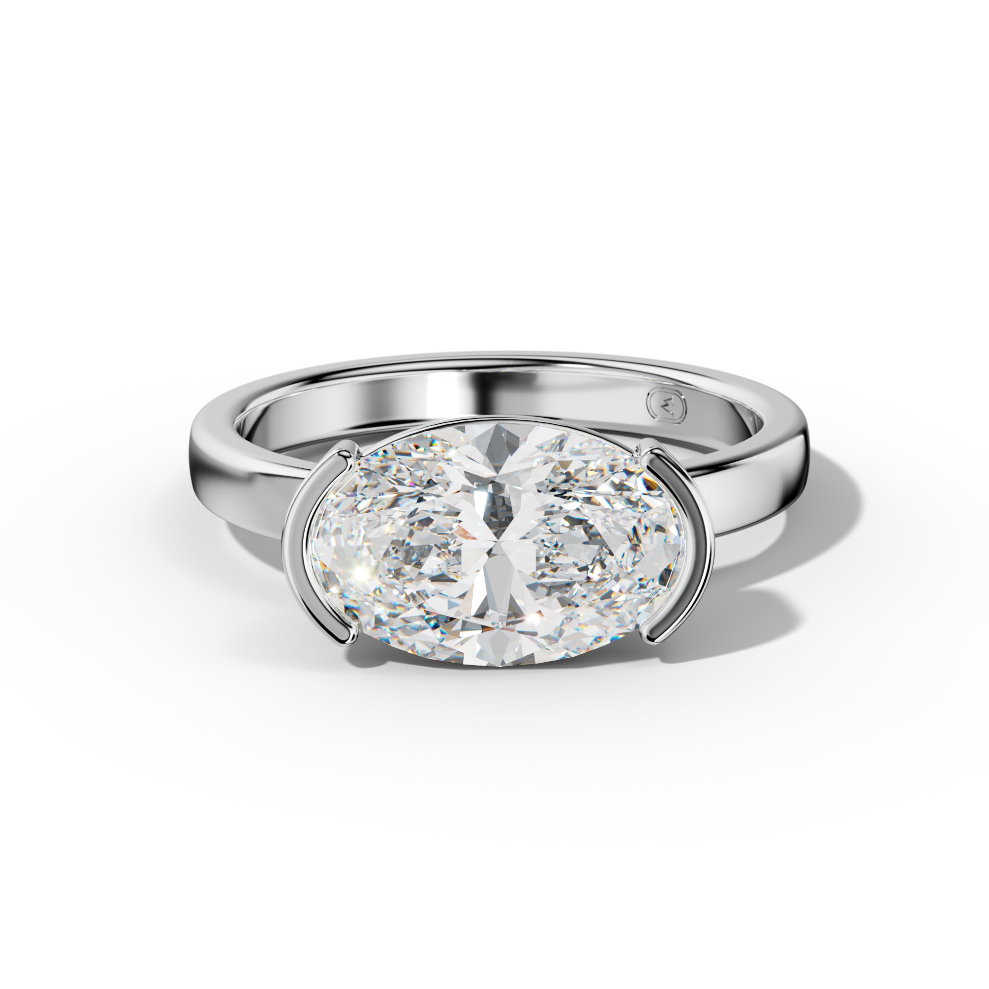 Delilah Oval Diamond Engagement Ring